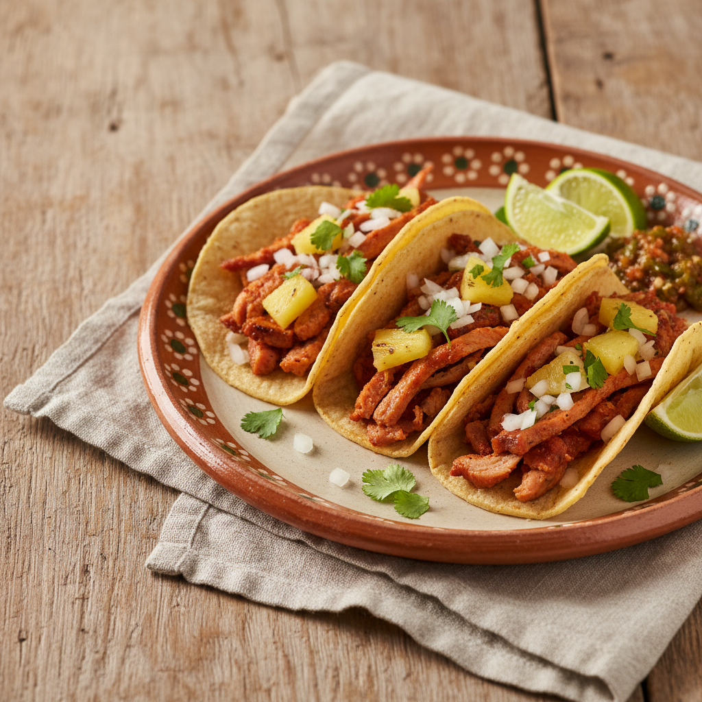 Ảnh món Bánh taco thịt heo nướng al pastor