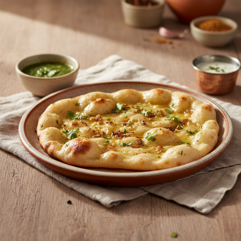 Ảnh món Bánh naan bơ tỏi