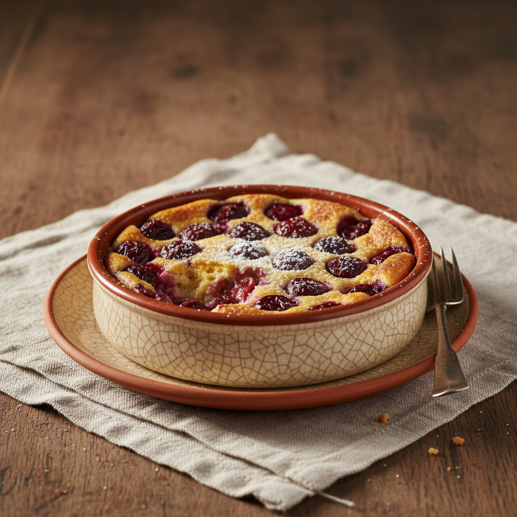 Ảnh món Bánh nướng anh đào clafoutis