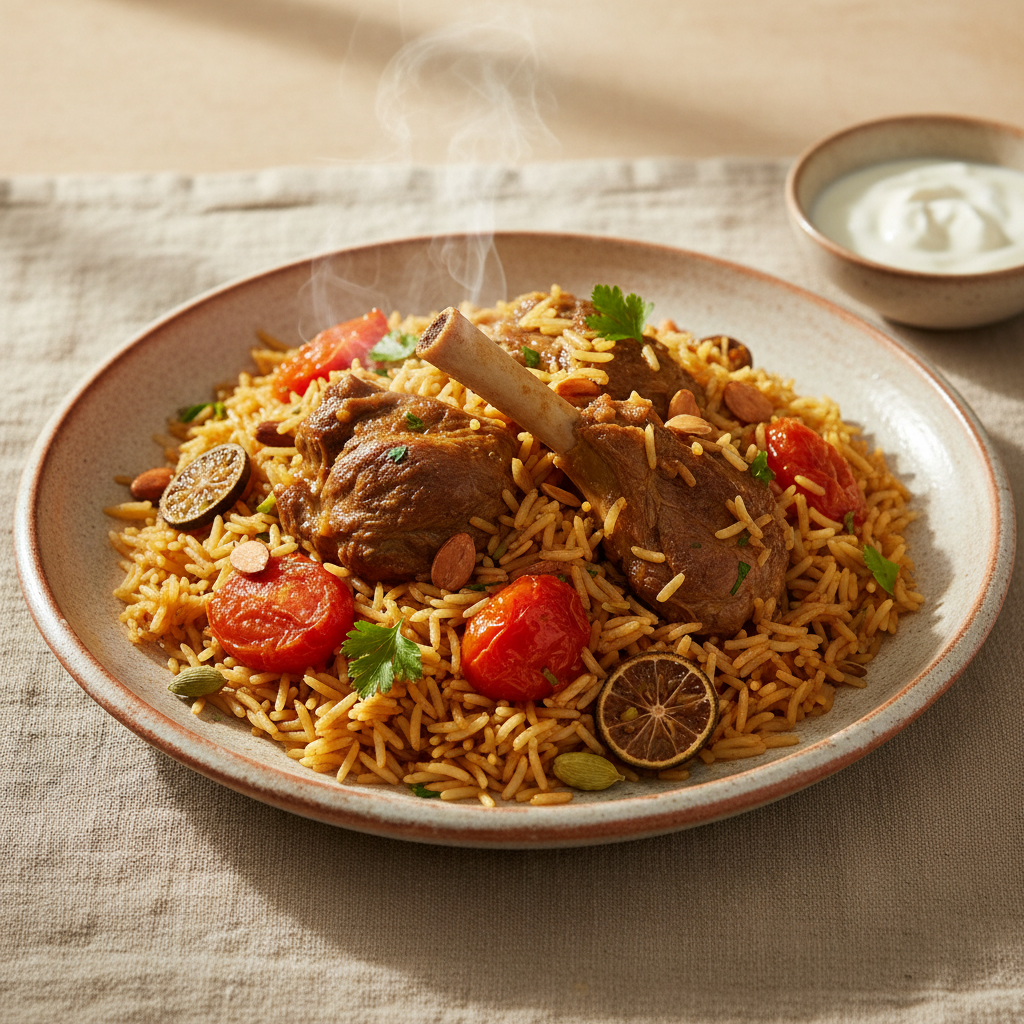 Ảnh món Cơm cừu Kabsa chanh khô