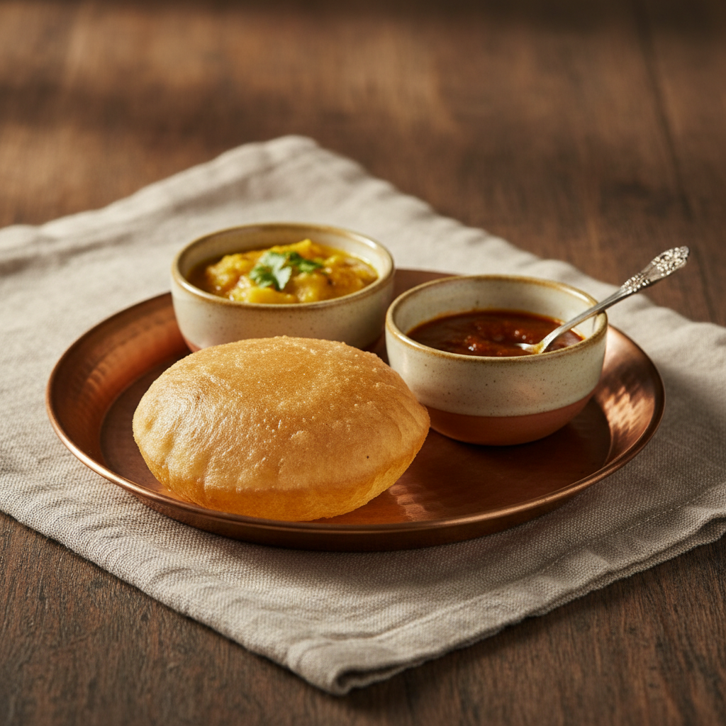 Ảnh món Bánh chiên phồng puri
