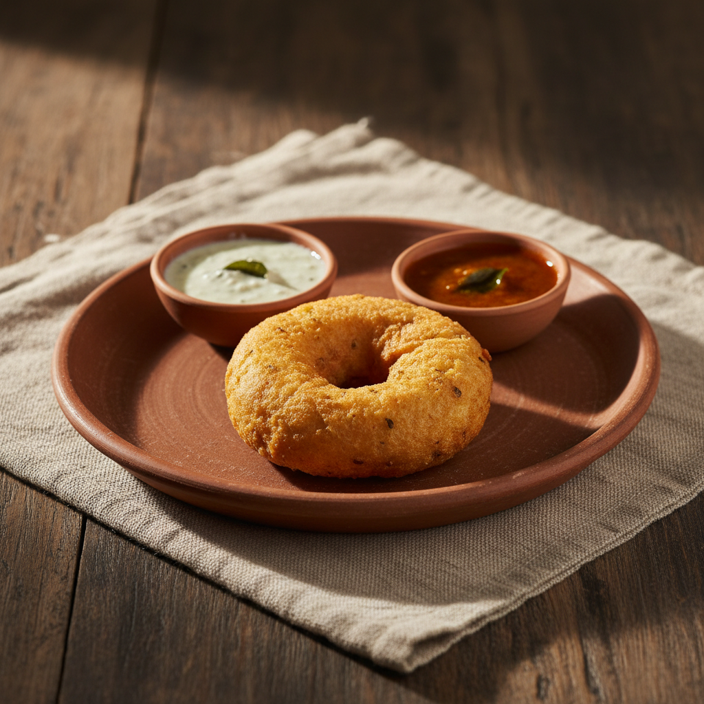 Ảnh món Bánh đậu urad chiên medu vada