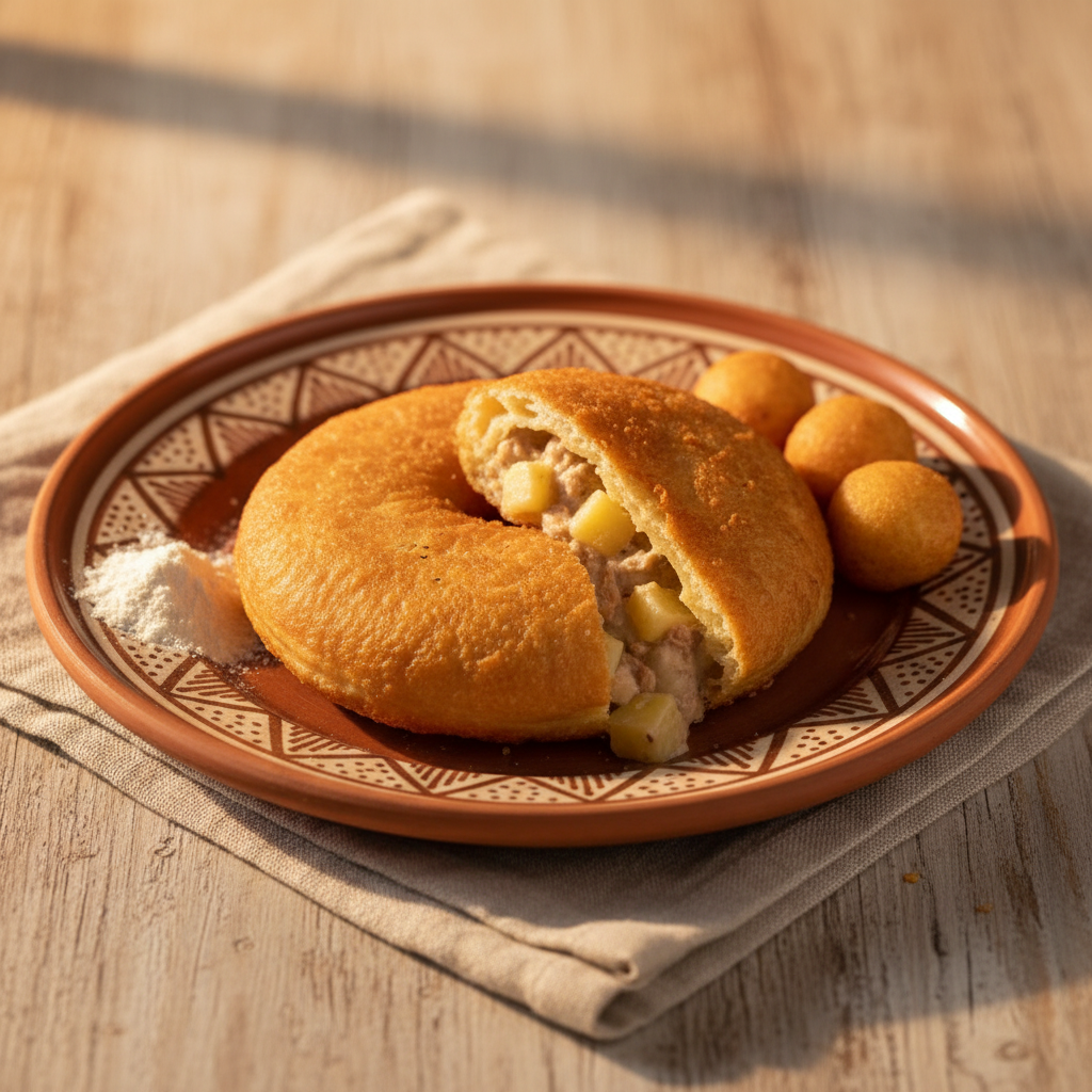 Ảnh món Bánh mì chiên nhân cá ngừ Fricassé