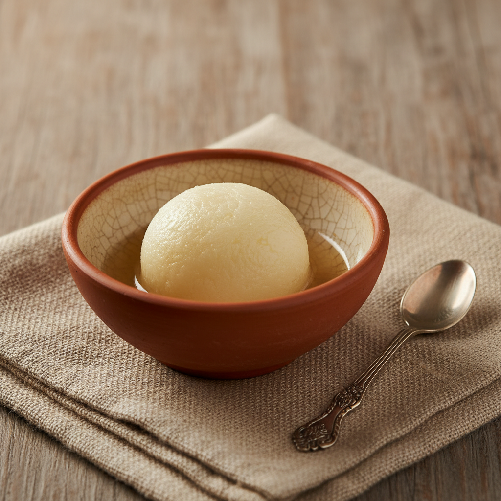 Ảnh món Viên phô mai sữa ngâm siro rasgulla