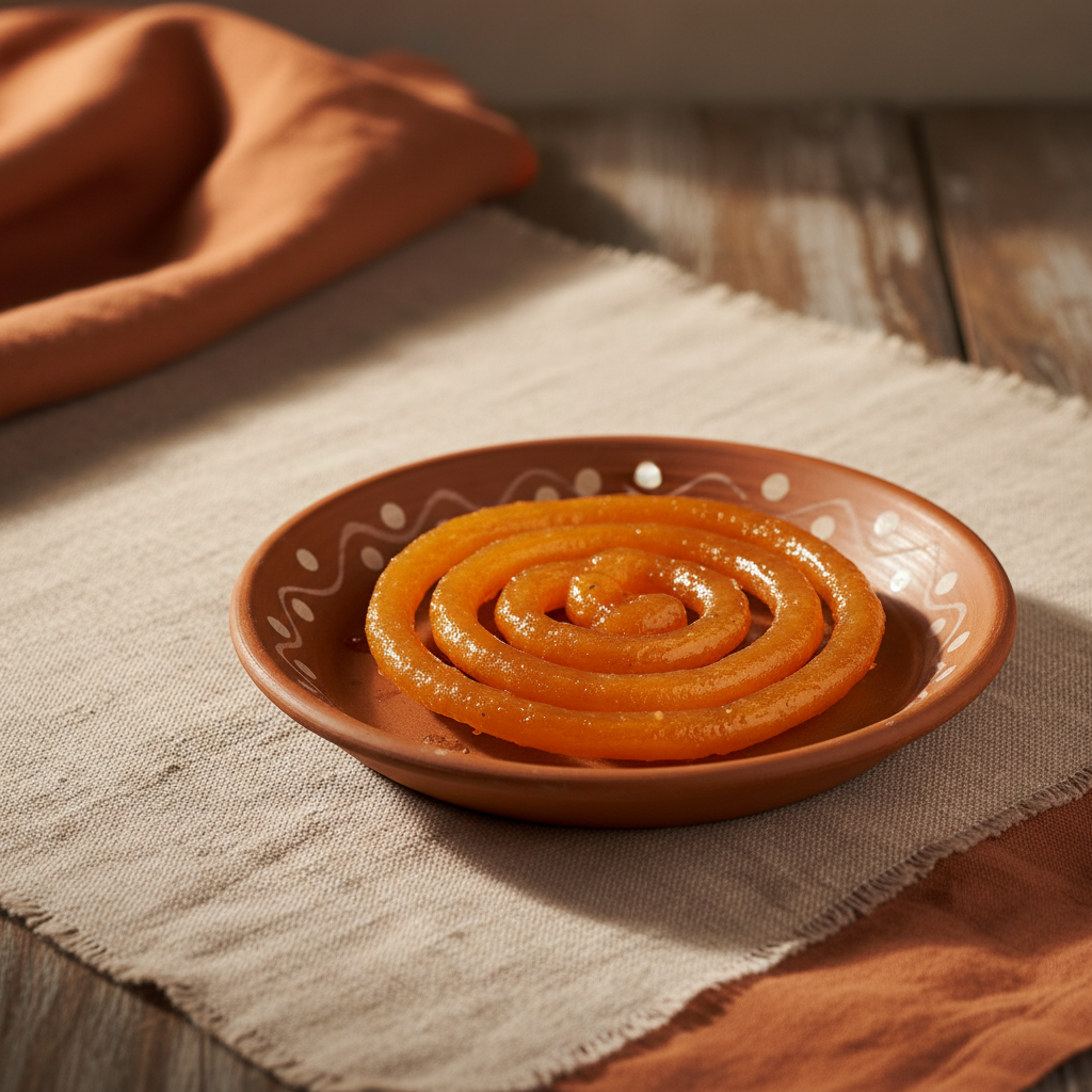 Ảnh món Bánh vòng giòn tẩm siro jalebi