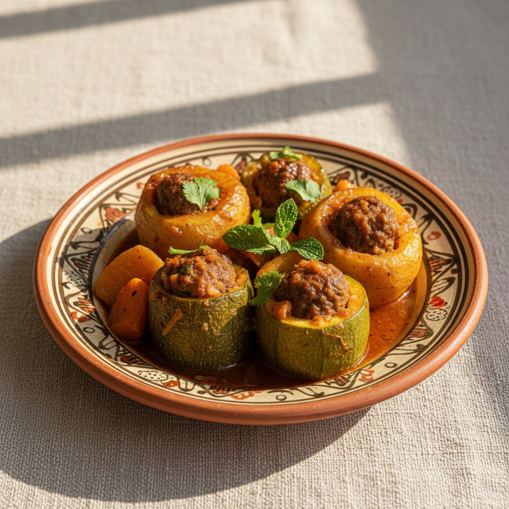 Ảnh món Rau củ nhồi thịt viên kiểu Algeria