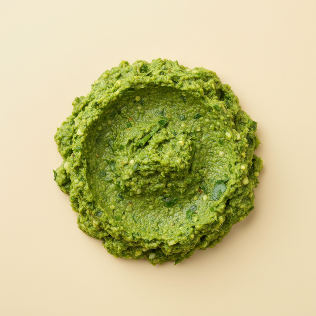 Photograph of Green curry sauce