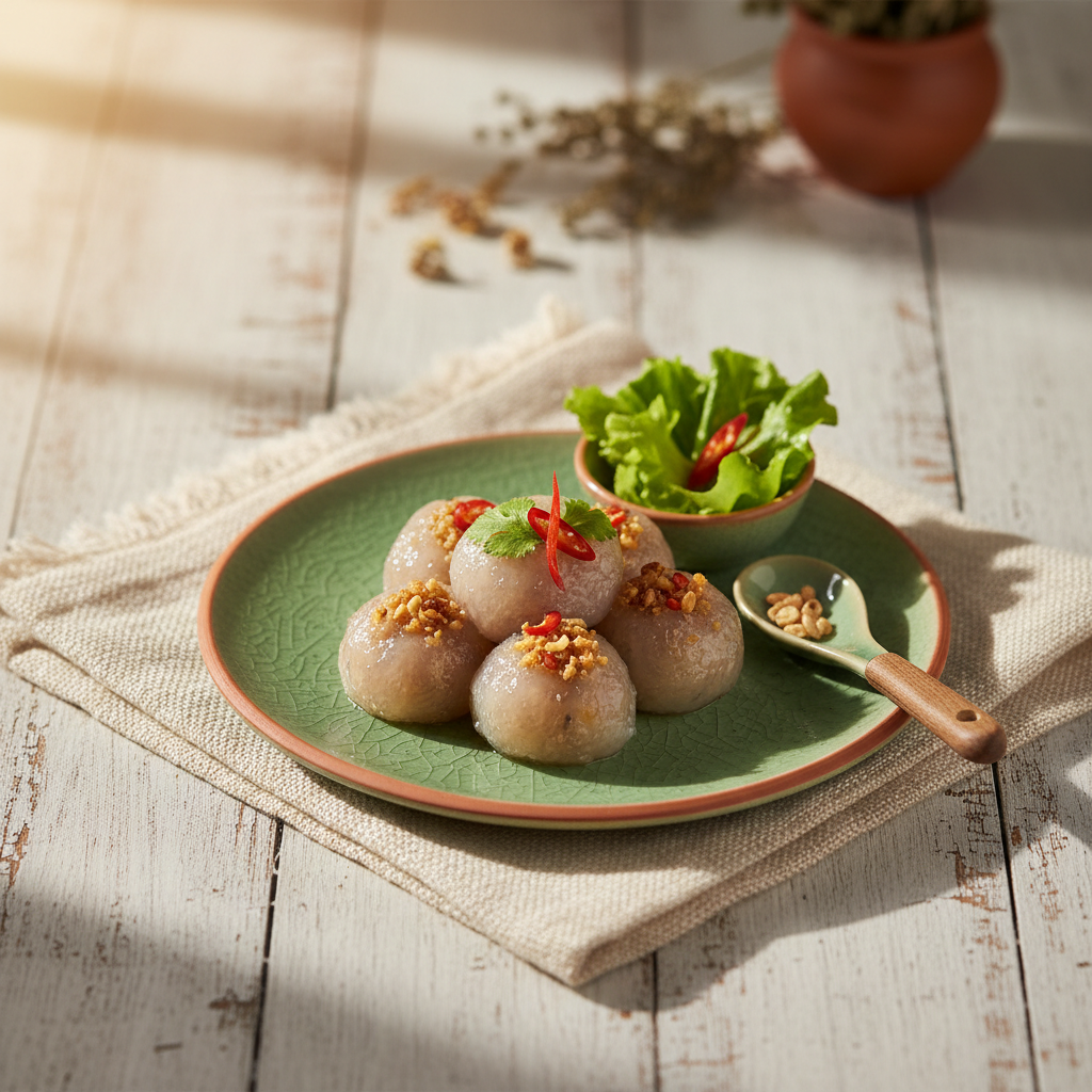 Ảnh món Bánh bột báng nhân thịt Thái