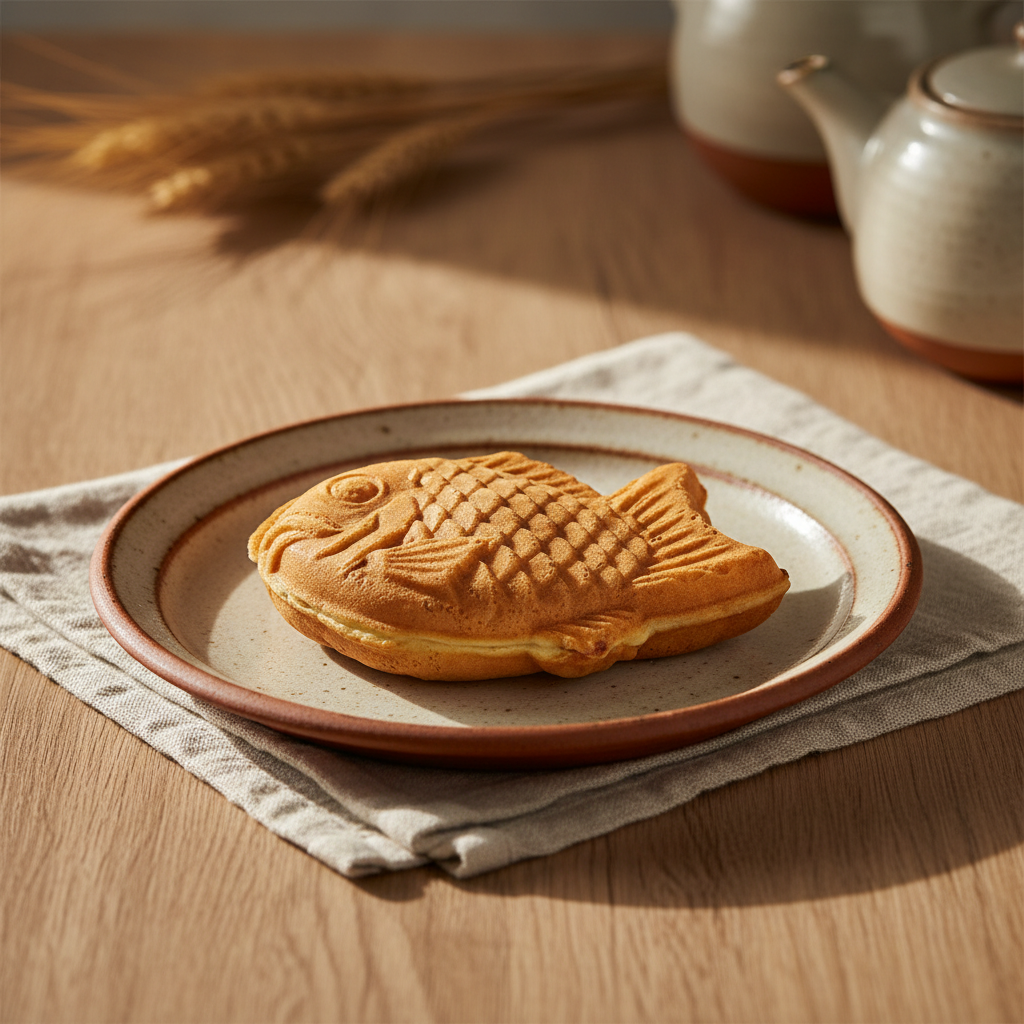 Ảnh món Bánh cá nướng nhân đậu đỏ Taiyaki