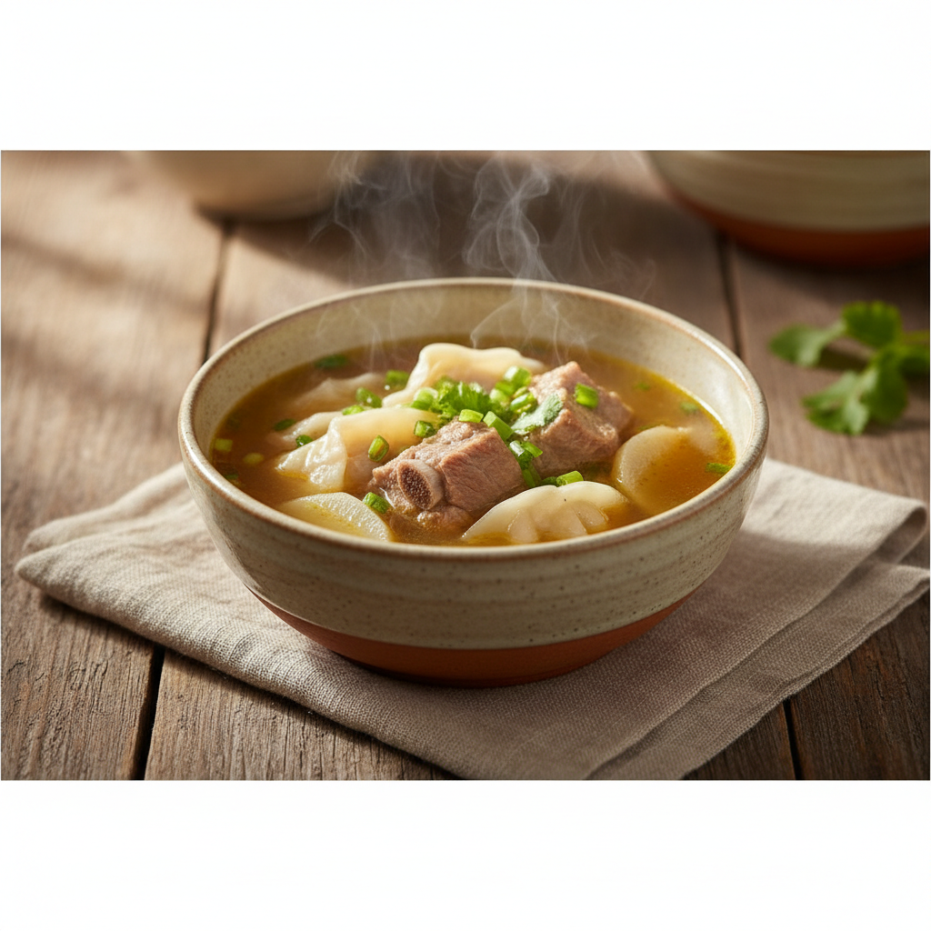 Ảnh món Canh sườn gyoza