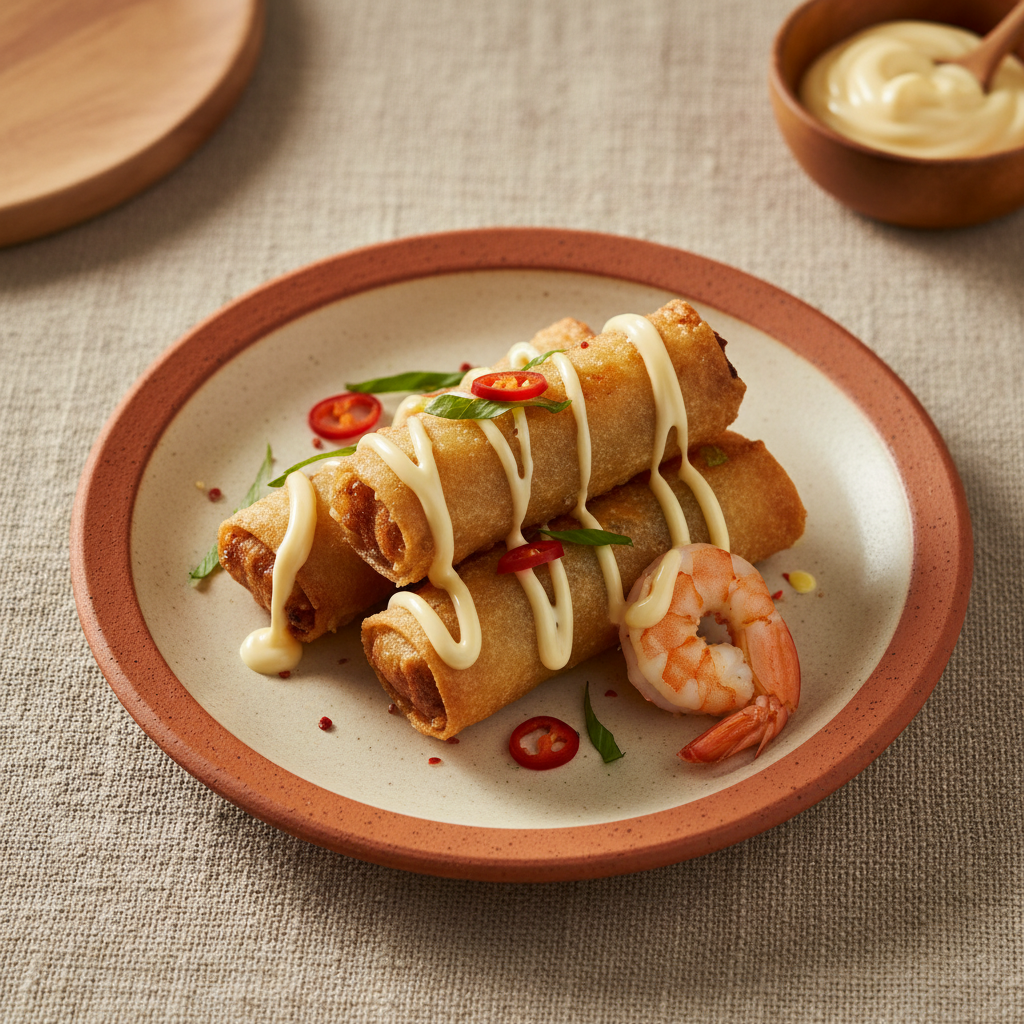 Ảnh món Chả giò tôm mayo