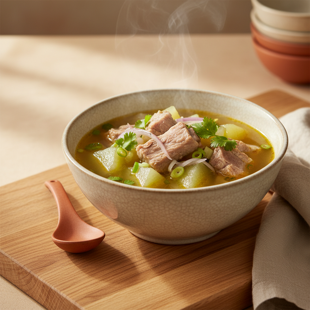 Ảnh món Canh bí đao sườn non
