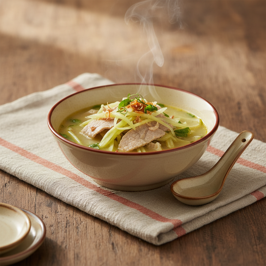 Ảnh món Canh thính đu đủ