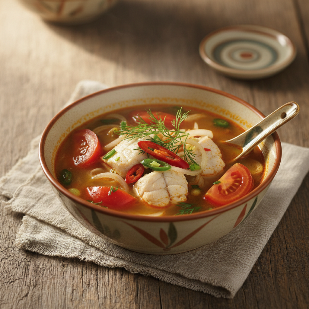 Ảnh món Canh chua cá thì là