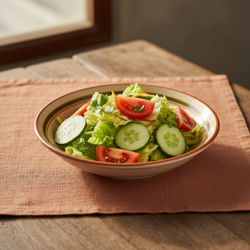 Ảnh món Salad rau củ trộn dầu giấm