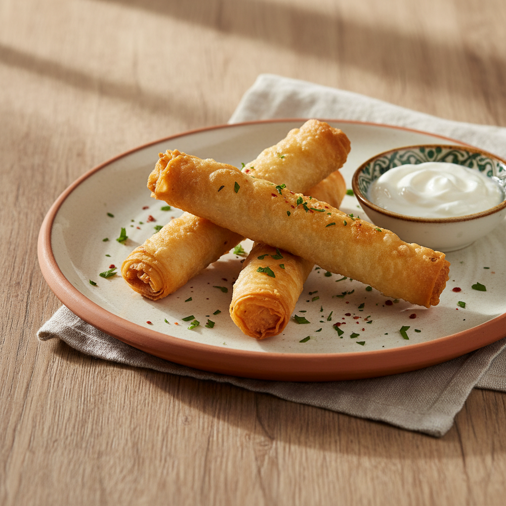 Ảnh món Börek cuộn phô mai Sigara Böreği