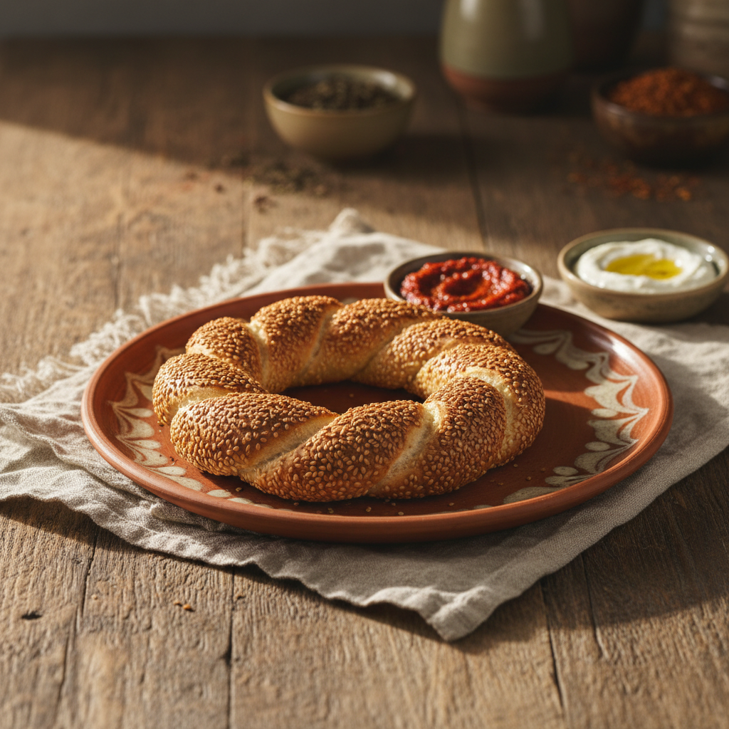 Ảnh món Bánh vòng vừng Simit