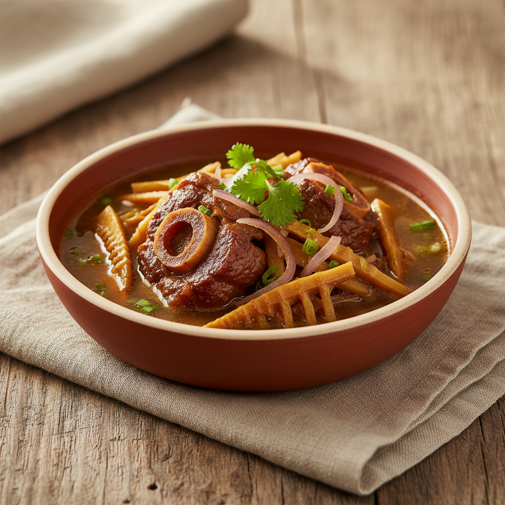 Ảnh món Canh măng khô đuôi bò