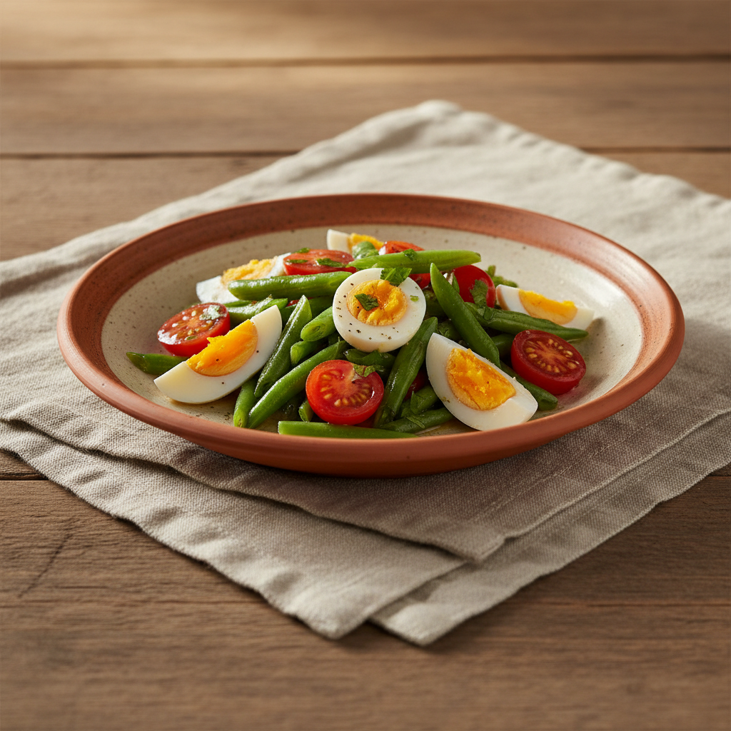 Ảnh món Salad đậu cô ve trộn dầu giấm