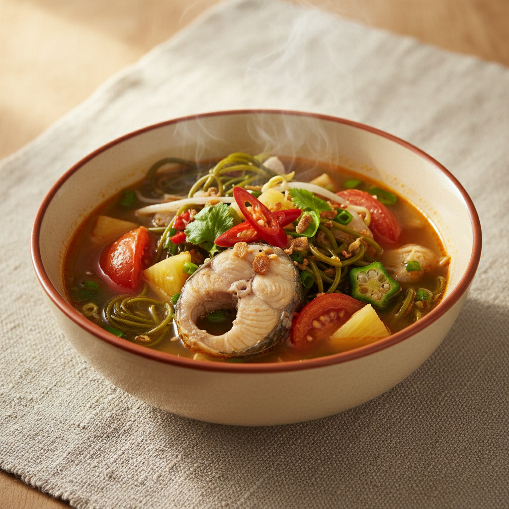 Ảnh món Canh chua cá lăng rau nhút