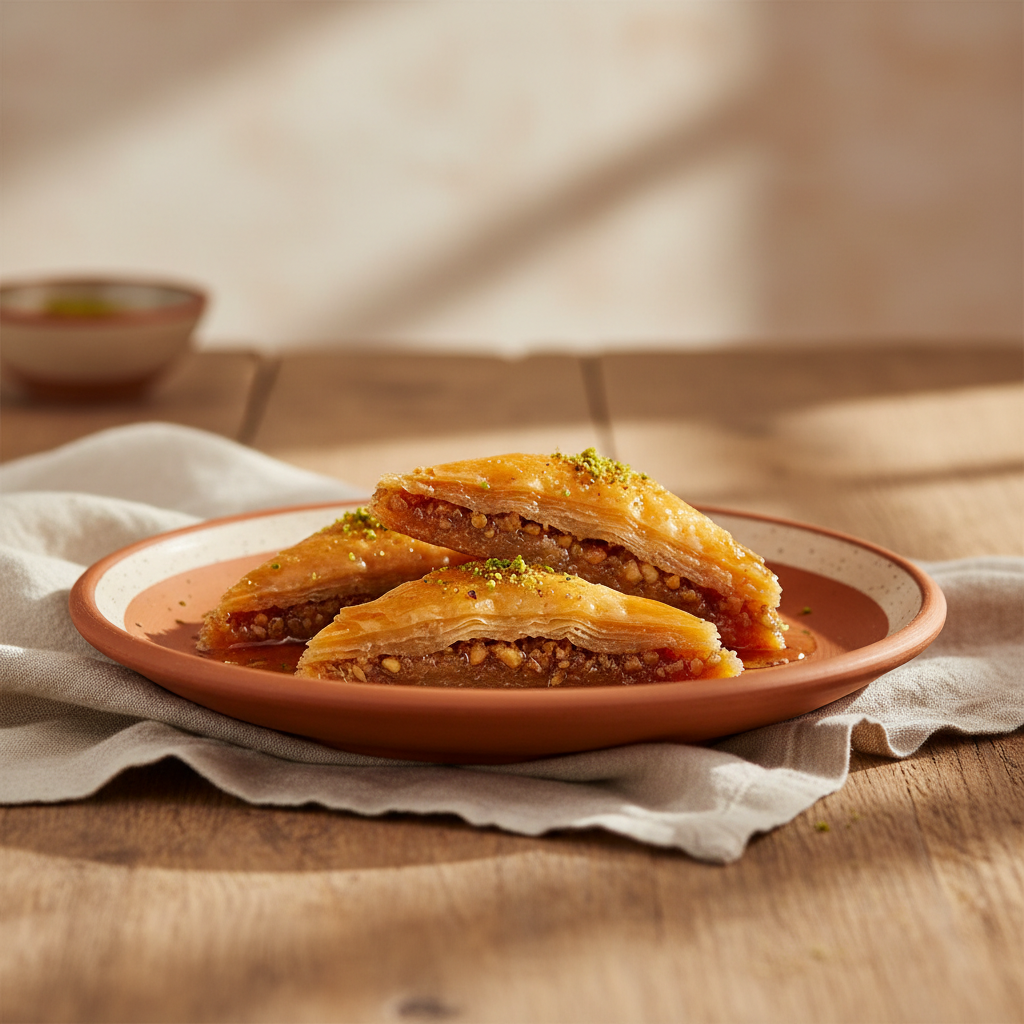 Ảnh món Bánh baklava hạt dẻ cười