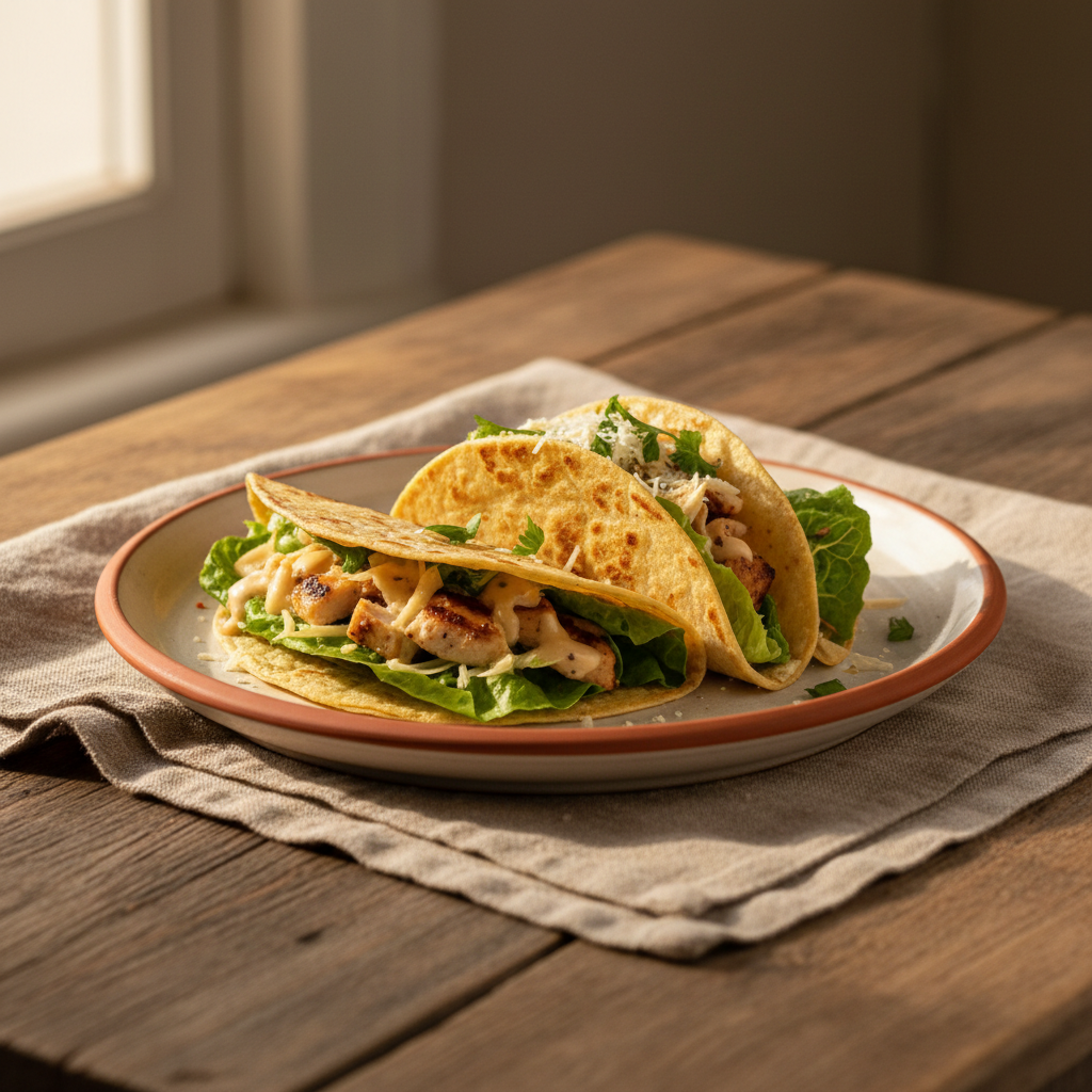 Ảnh món Tacos gà xốt Caesar