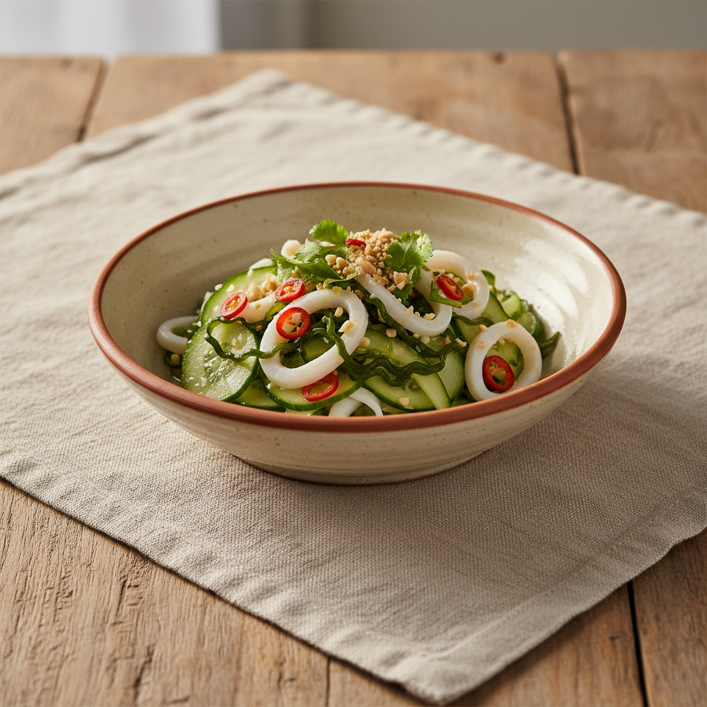 Ảnh món Salad mực ống rong biển