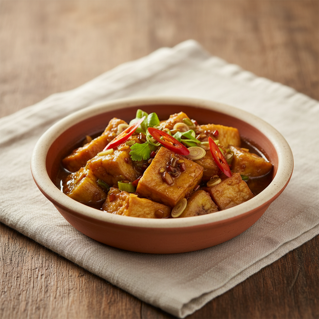 Ảnh món Chuối đậu kho tương sả