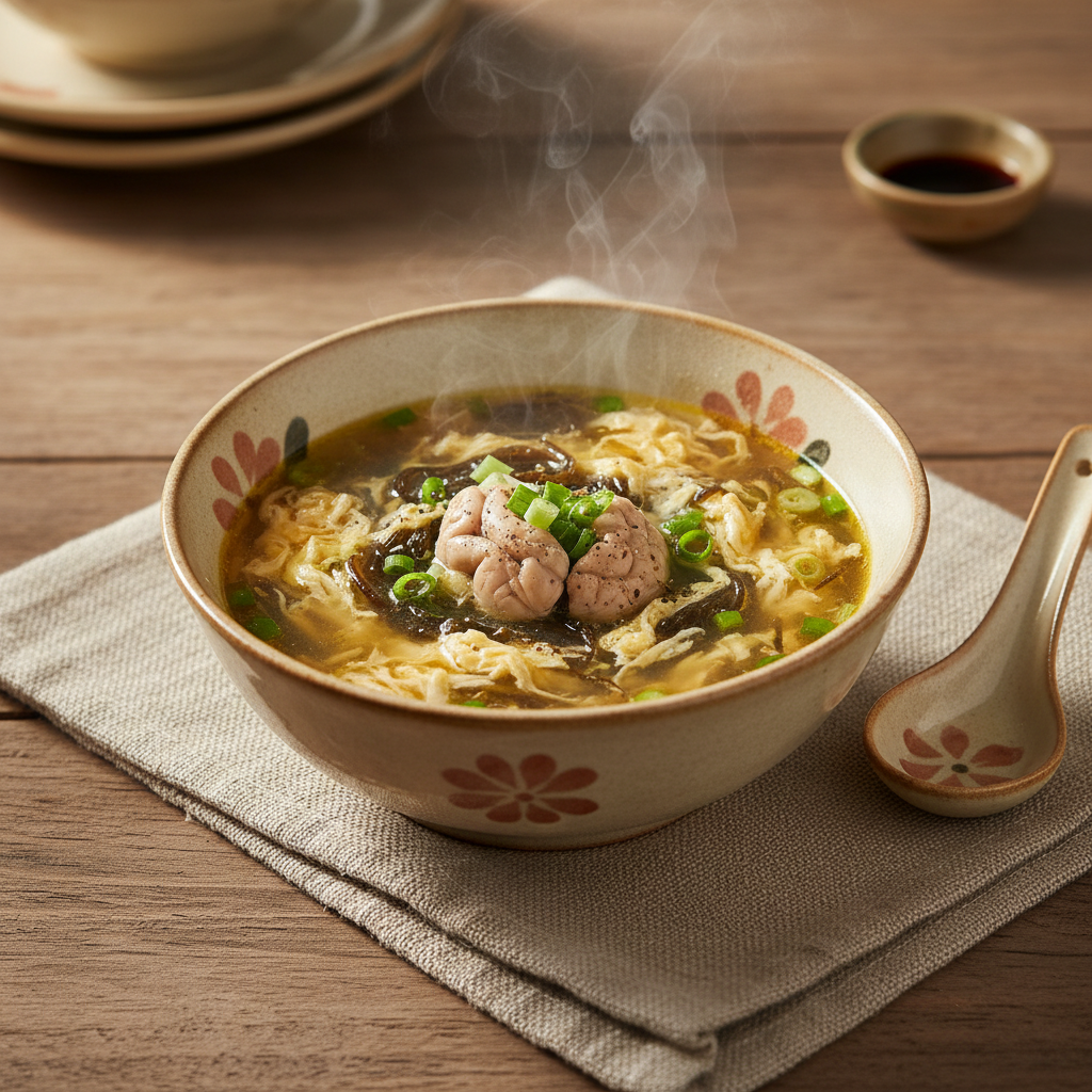 Ảnh món Súp óc heo rong tóc tiên