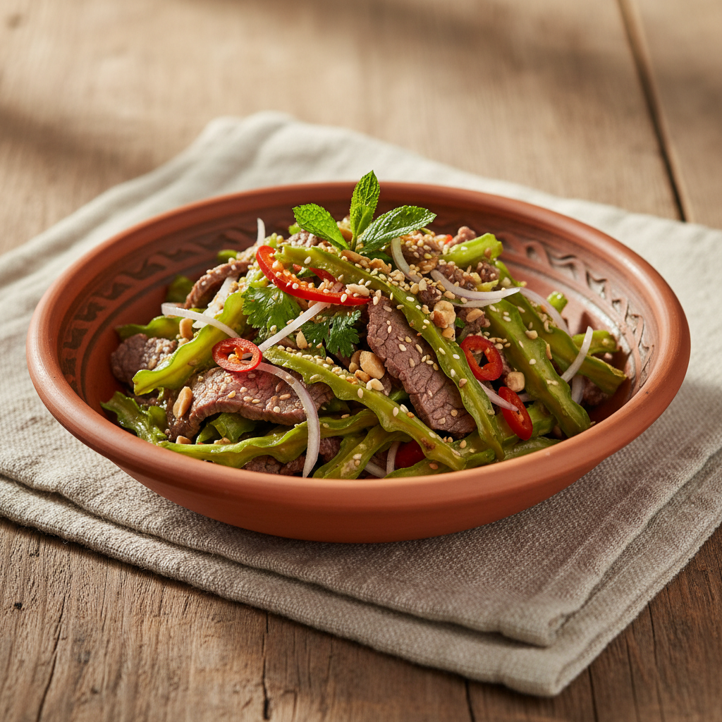 Ảnh món Salad bò đậu rồng
