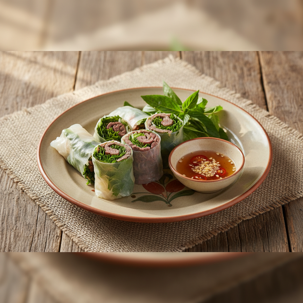 Ảnh món Phở cuốn Hà Nội