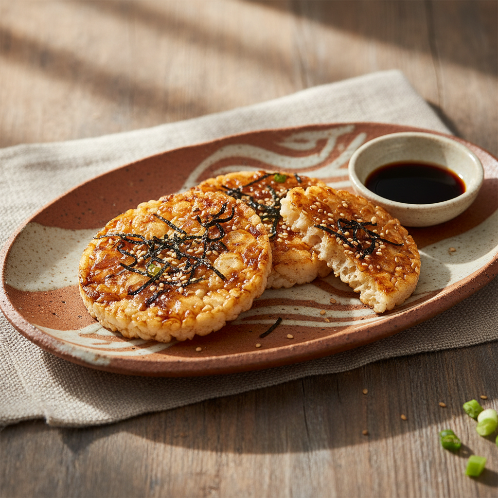 Ảnh món Bánh gạo nướng giòn Senbei