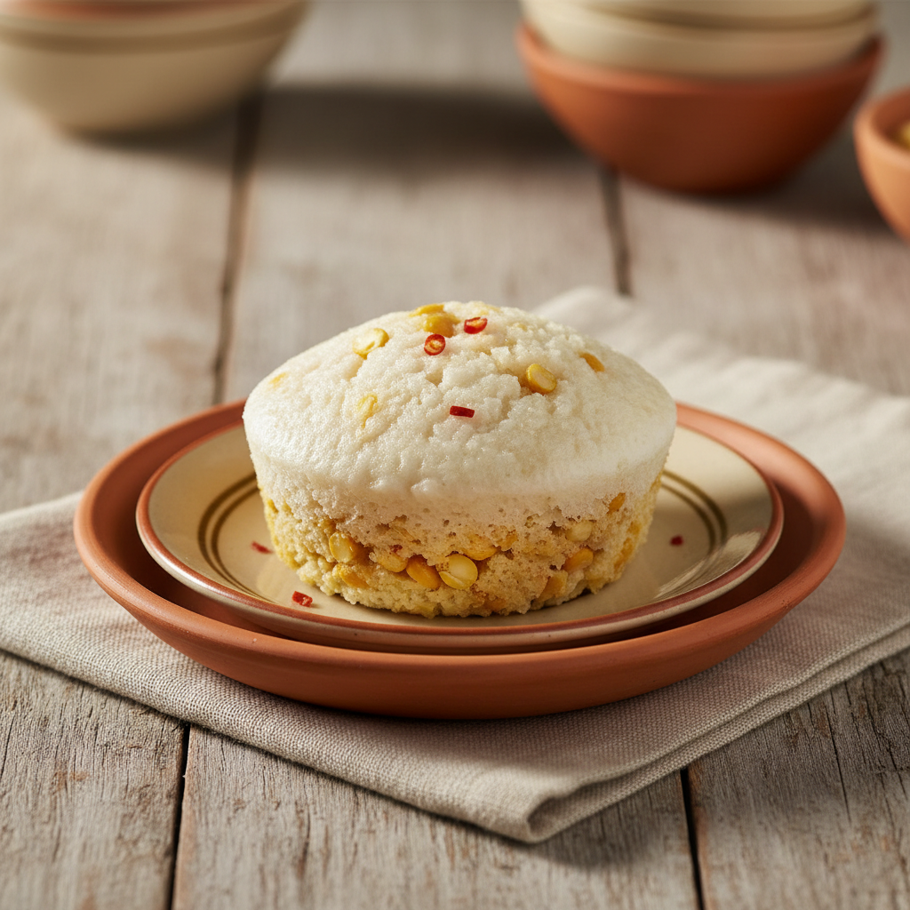 Ảnh món Bánh hấp nhân đậu Dal pitha