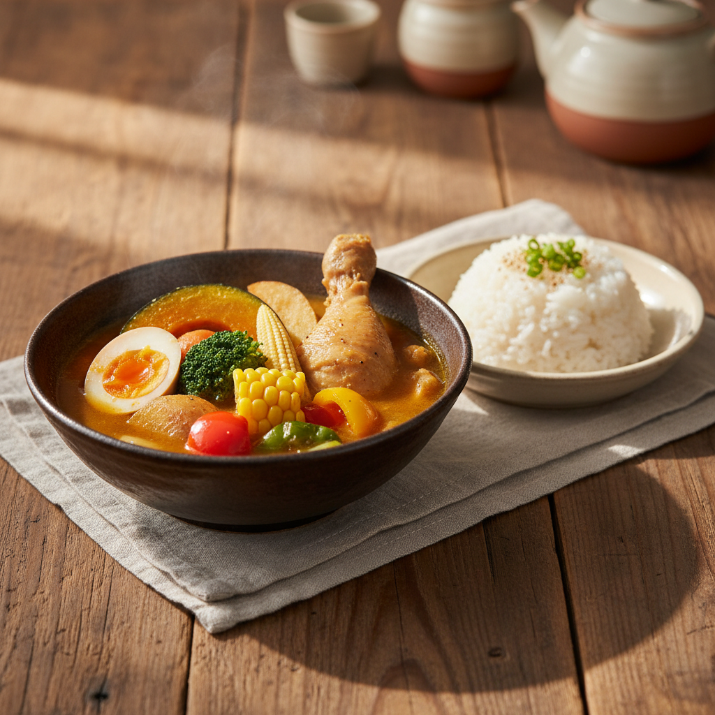 Ảnh món Cà ri súp gà rau củ Sapporo