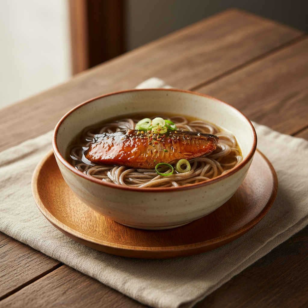 Ảnh món Mì soba cá trích kho Kyoto