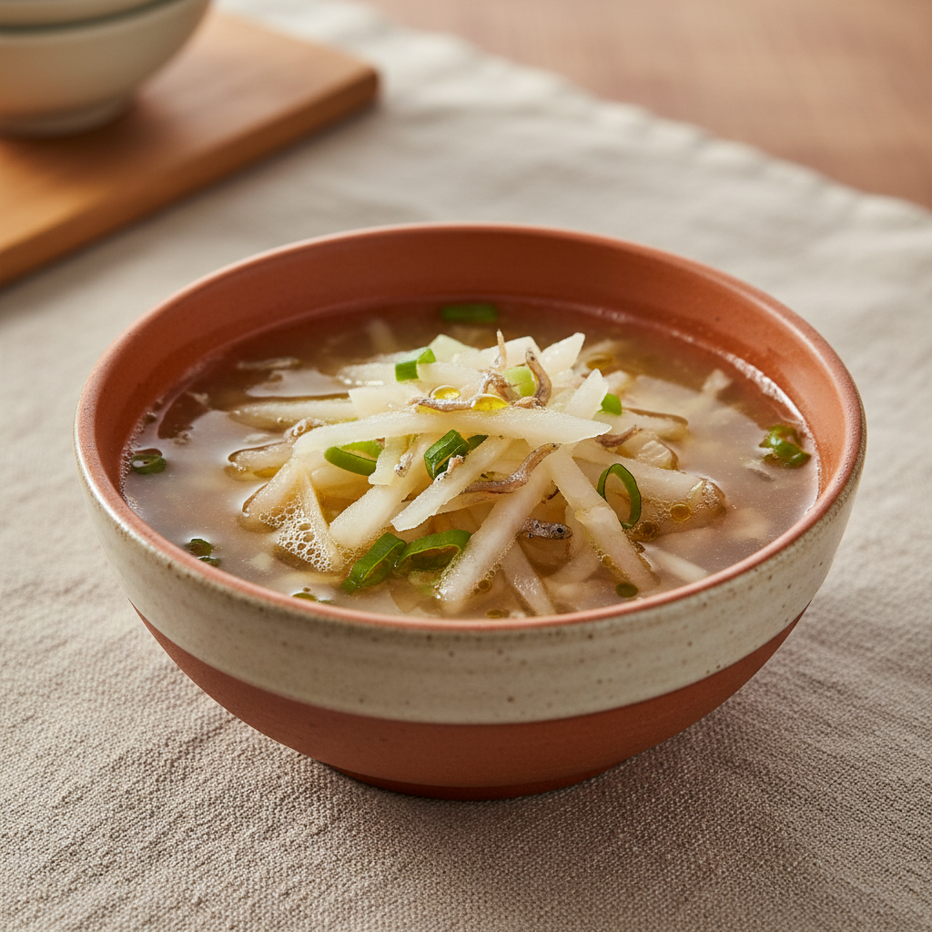 Ảnh món Canh củ cải nước cá cơm Muguk