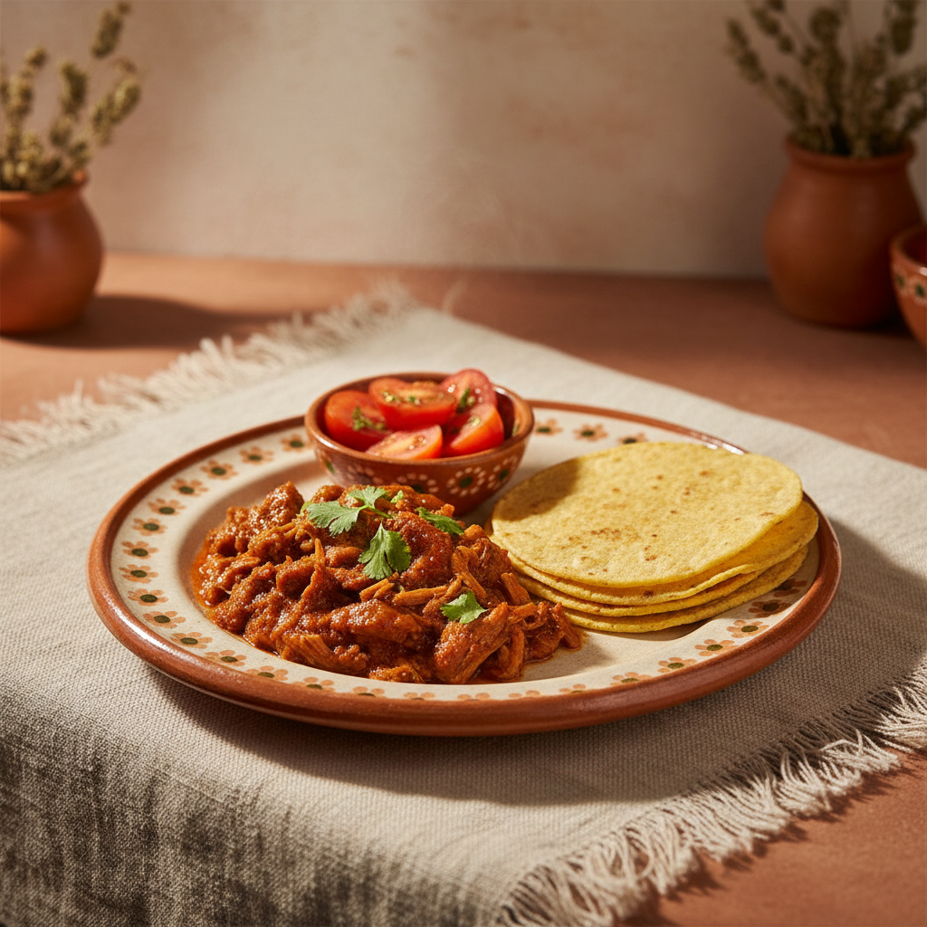 Ảnh món Dê con om xốt ớt Cabrito en salsa