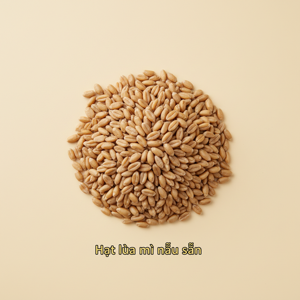 Ảnh Hạt lúa mì nấu sẵn
