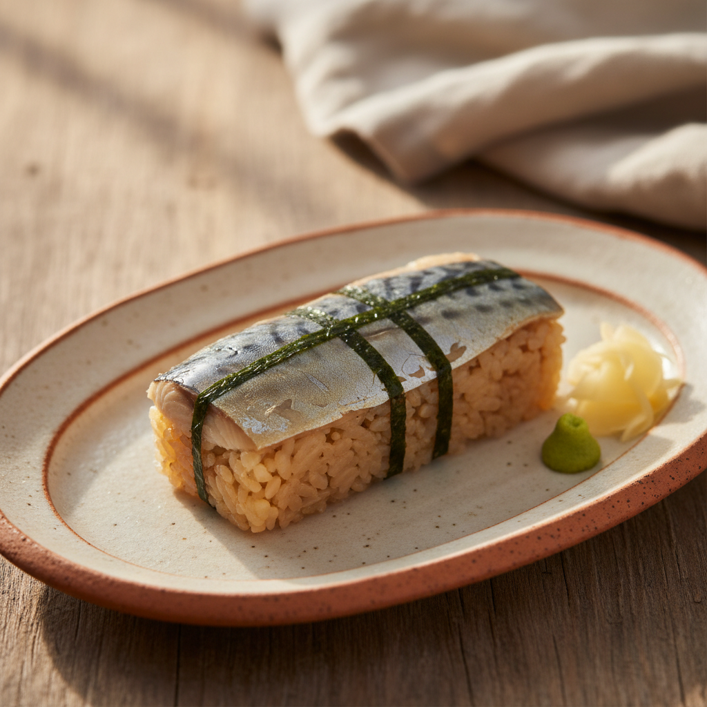 Ảnh món Sushi ép cá thu Osaka Battera