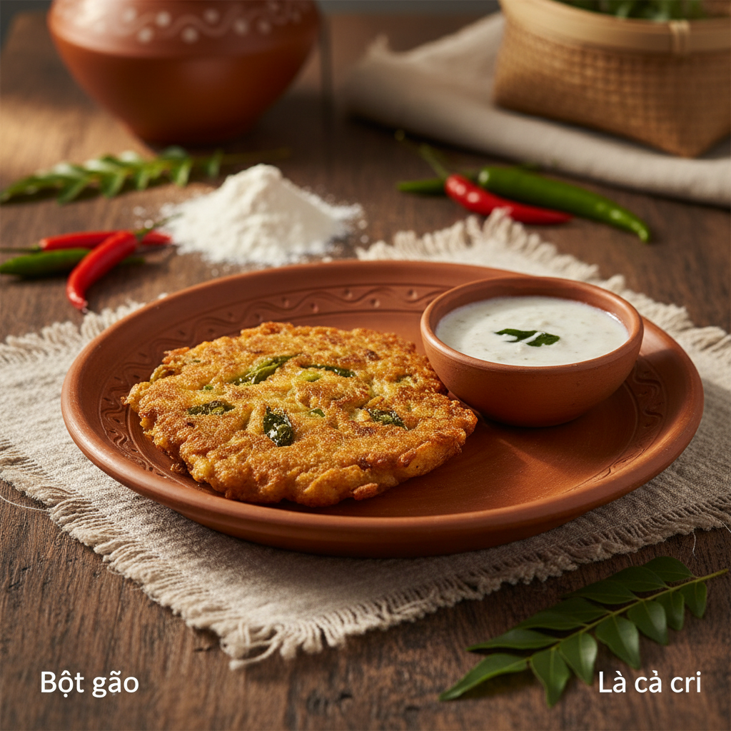 Ảnh món Sabudana khichdi — trân châu bột cọ xào lạc