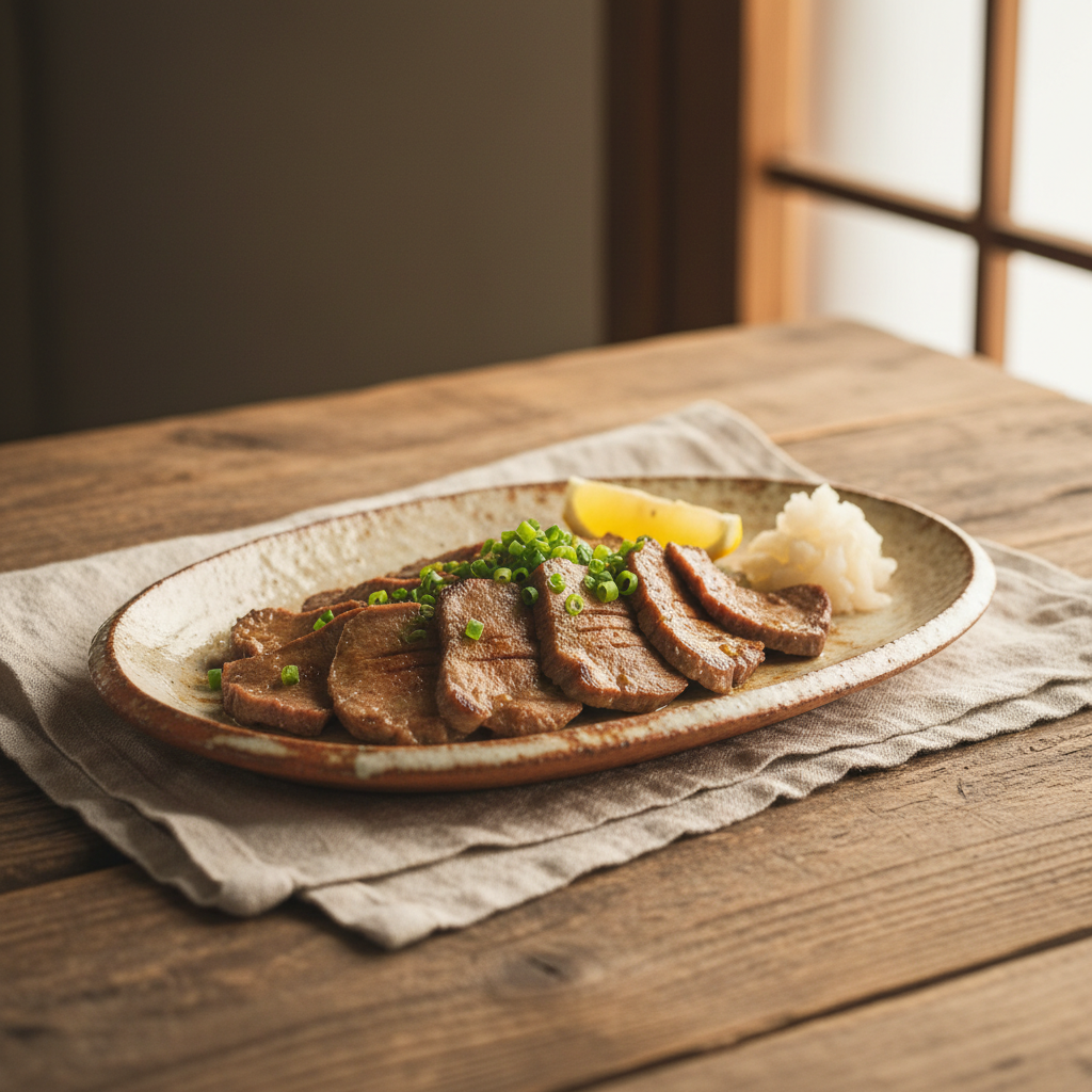 Ảnh món Lưỡi bò nướng muối Sendai