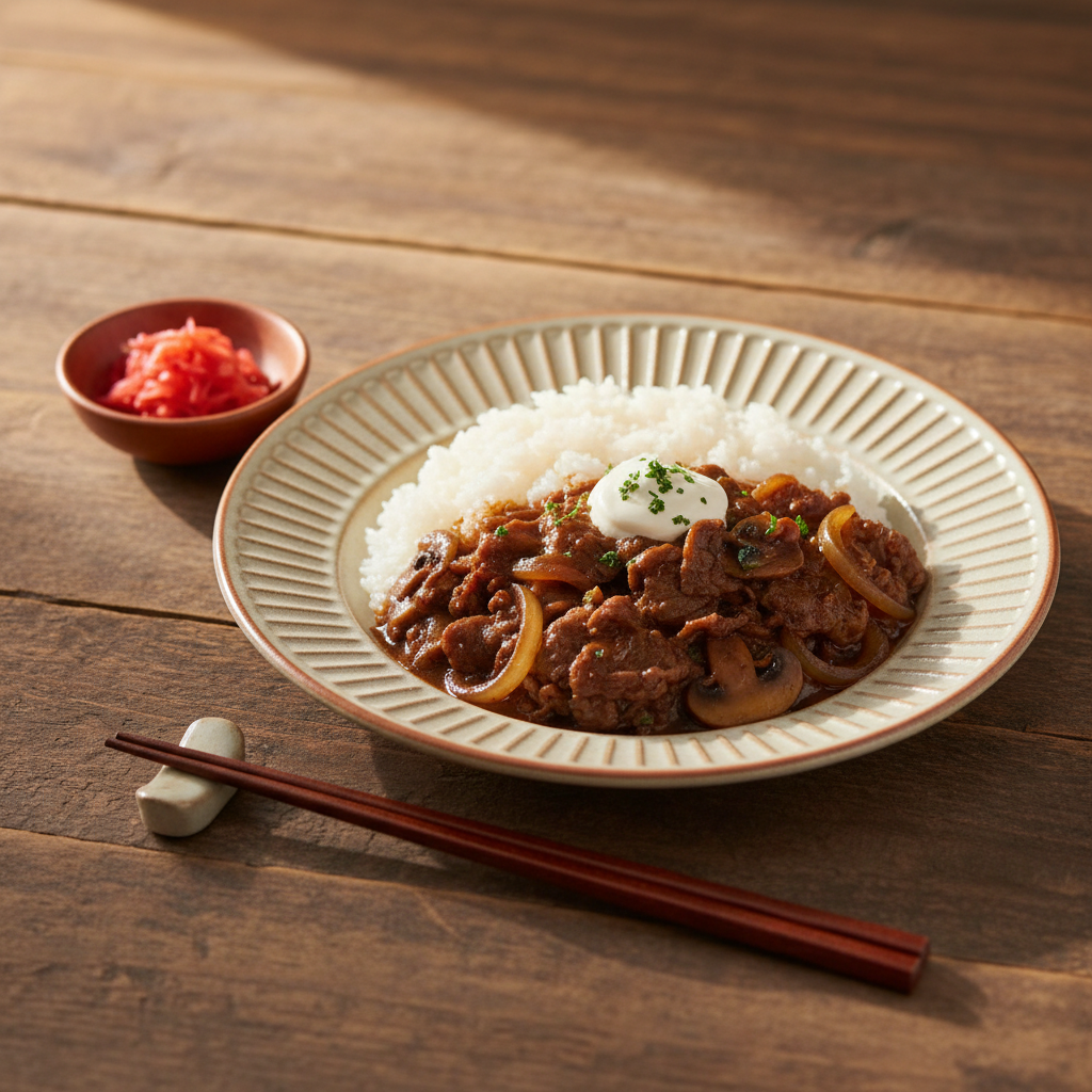 Ảnh món Cơm sốt bò kiểu Nhật Hayashi