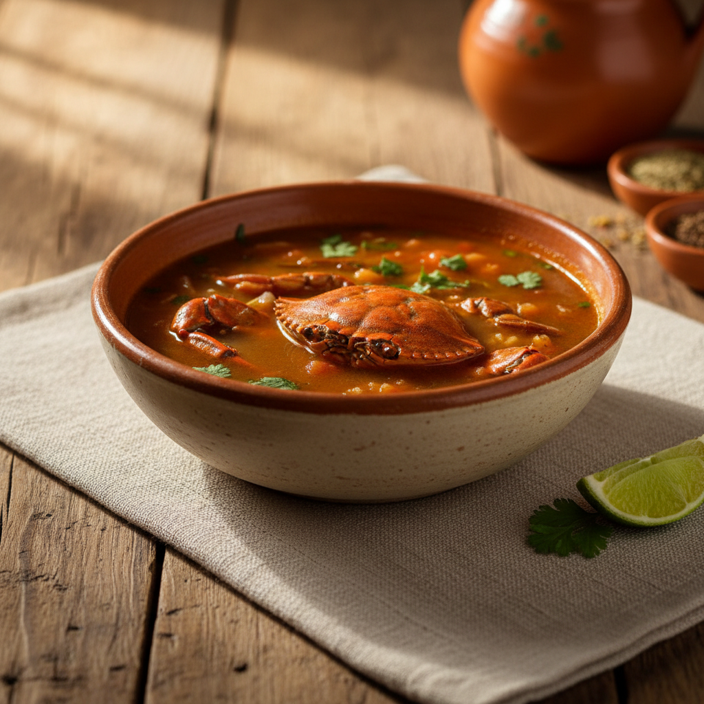 Ảnh món Súp cua cay kiểu Veracruz