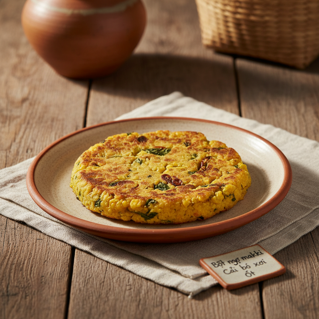 Ảnh món Bánh bột ngô Makki di roti