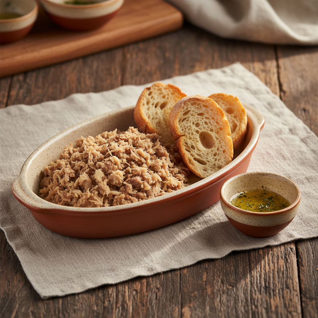 Ảnh món Thịt heo xé ngâm mỡ Rillettes du Mans