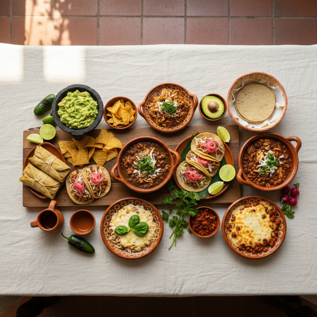 Ảnh nền ẩm thực Mexico