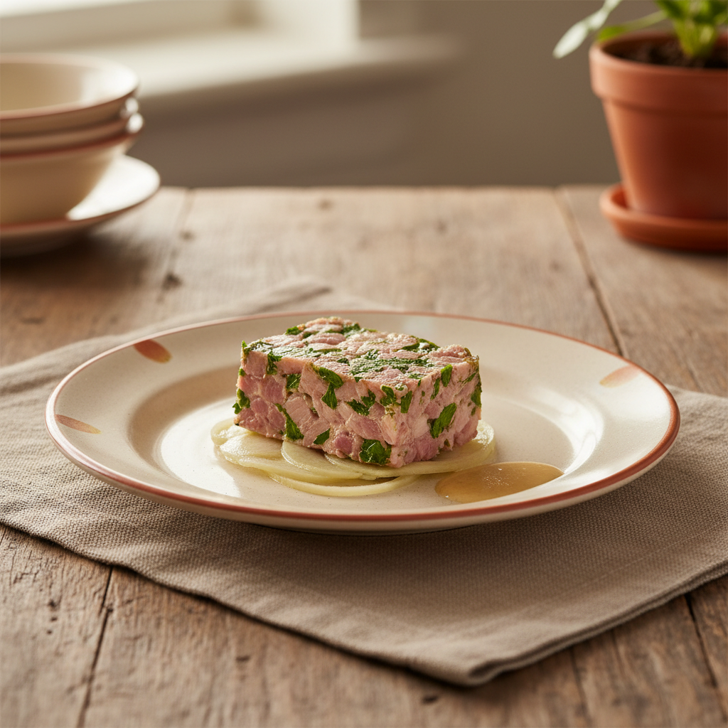 Ảnh món Giăm bông ép mùi tây Jambon de Reims