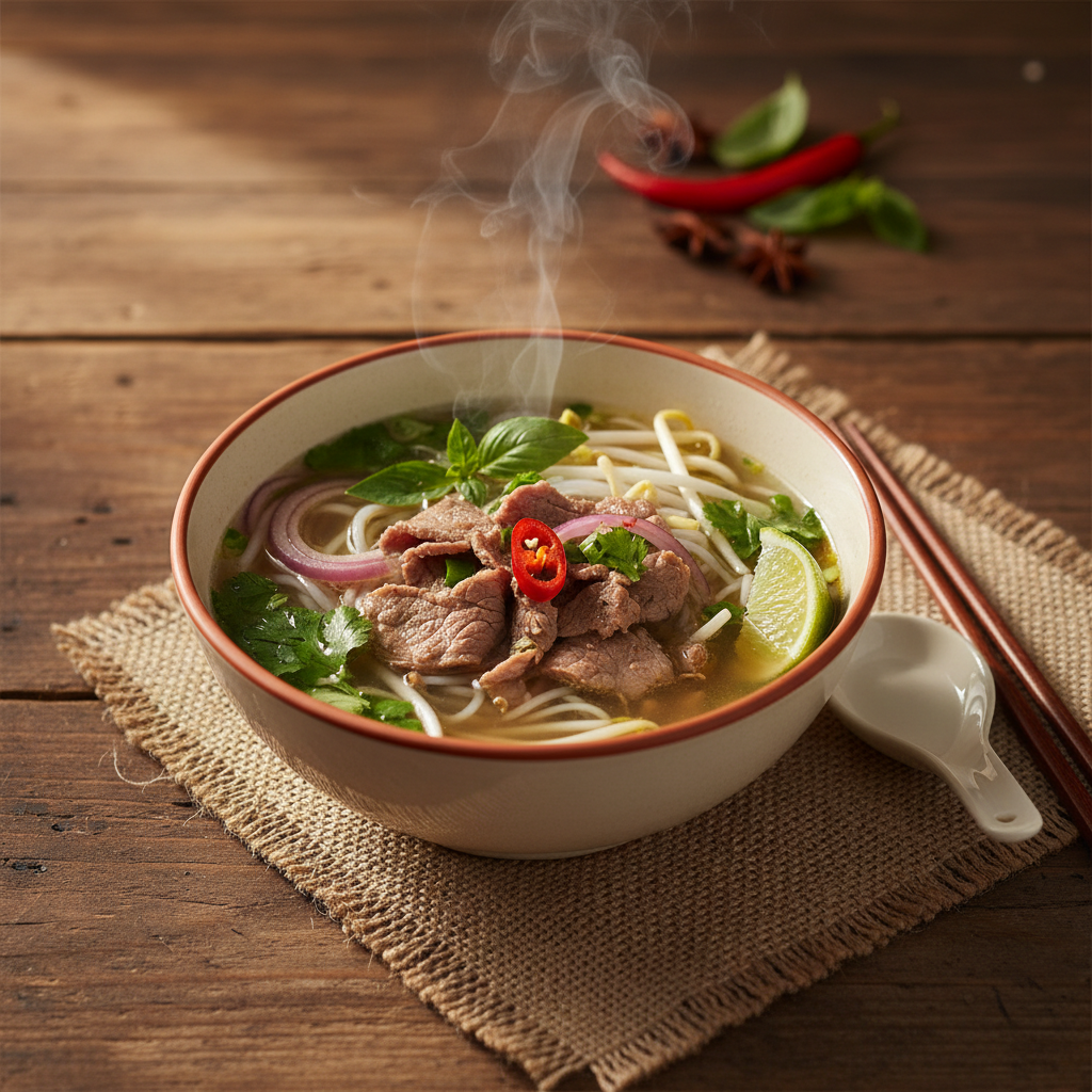 Ảnh Phở bò tái nạm