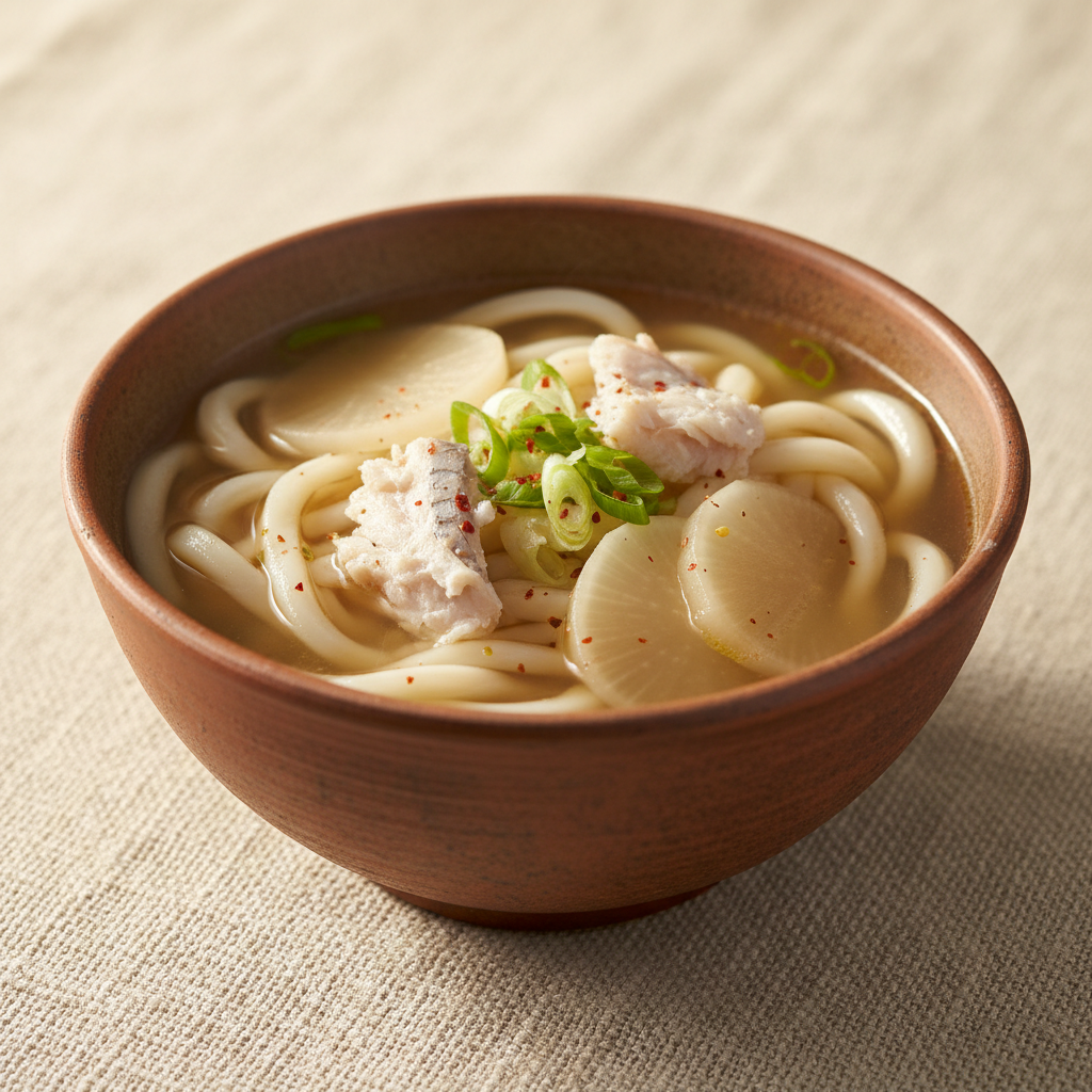 Ảnh món Mì udon nước cá cơm kiểu Hàn Garak-guksu