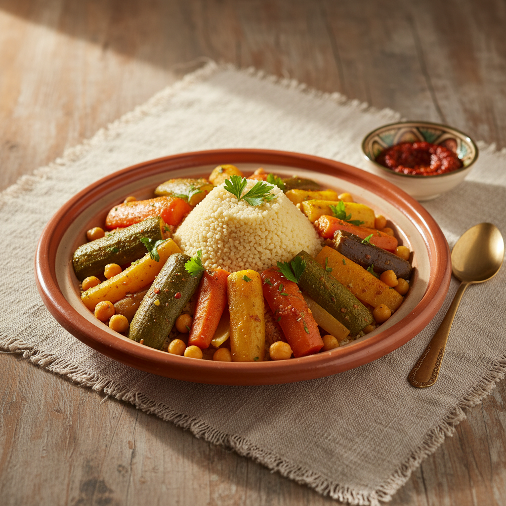 Ảnh món Couscous bảy loại rau củ